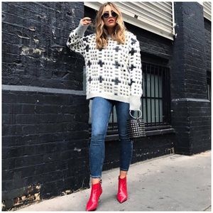 Topshop Welsh Pattern Sweater